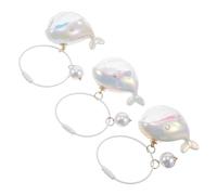BESTYASH 3pcs Dolphin Keychains Iridescent Cartoon Key Rings for Boys and Girls Adults Unique Ocean-Themed Party Favors Birthday and Shower Accessories