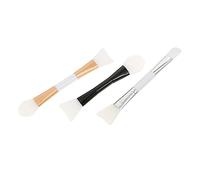 BESTYASH 3Pcs Dual End Silicone Face Mask Applicator for Smooth Application of Mud Masks Portable and Easy to Friendly Brush for DIY Facial