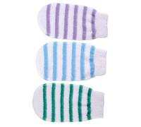 BESTYASH 3pcs Exfoliating Bath Mitts Skin Scrubbing Gloves for Deep Cleansing Lightweight Comfortable for All Body Parts Rejuvenate Your Skin with Every Shower Random Color