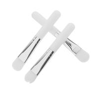 BESTYASH 3pcs Face Mask Brushes White Wooden Handle Applicators for Facial Mud and Sleeping Masks Lightweight Reusable Skin Treatment Tools for Easy Application Hard to Reach Areas