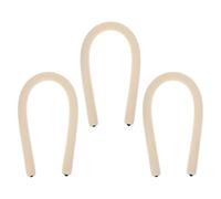 BESTYASH 3pcs Flexible S Shaped Hanging Hook Set for Car Closet Kitchen Use | Rebendable Tool Free Design, Smooth Snag Free Finish, Fits Walking Sticks and Wire Shelves