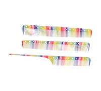 BESTYASH 3pcs Hair Styling Combs Fine Tooth and Hairdressing Comb for Salon Use Durable and Comfortable to Use Thick Wavy and Curly Hair