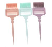 BESTYASH 3pcs Highlight Comb Set Hair Dye Brush and Applicator Comb for Salon and DIY Use Hair Coloring Tools Rat Tail for Even Application
