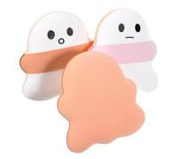 BESTYASH 3pcs Makeup Sponges Dual Use Candy Puff for Loose Powder Wet Dry Application Travel Friendly Cosmetic Sponges Pink Skin Tone Yellow