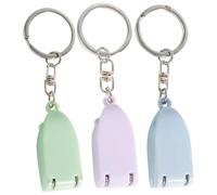 BESTYASH 3pcs Nail Clipping Tool Lightweight Nail Clipper Mini Fold up Nail Clip Pink Travel Manicure Trimmer for Men Finger Key Nail Tools for Nail Art Nail Trimmer Stainless Steel