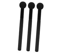 BESTYASH 3Pcs Professional Concealer Makeup Brushes Dual Use Smudge and Blending Applicators with Soft Rounded Sponge Tips for Women Smooth Finish Cosmetic Tool Kit