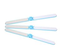 BESTYASH 3pcs Professional Nail Files Double Sided Nail Buffer Files for Toe Folding Tool Manicure Accessories