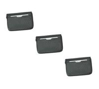 BESTYASH 3pcs Pu Zipper Wallet for Men Multi-Card Organizer Design Stylish and Functional Wallet for Business and Daily Use Black