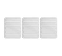 BESTYASH 3pcs Rectangle Silicone Resin Bookmark Molds for DIY Crafting, Reusable and Easy Demolding Silicone Moulds for Presents and Creative Book Decorations