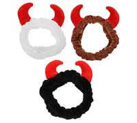 BESTYASH 3pcs Reusable Cosmetic Headbands for Spa Shower Makeup Women Fashion Soft Fluffy Material Hair Bands for Skincare