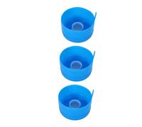 BESTYASH 3pcs Reusable Water Bottle Lid Plugs Heavy Duty Screw Caps with Airtight Seal Splash Replacement Covers for Water Cooler Buckets Easy Installation for Home and Office Use