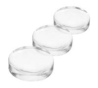 BESTYASH 3pcs Thick Glass Pickling Jar Weights for Fermentation Accessories Wide Mouth Jar Press Stones for Sauerkraut Kimchi and Home Pickling with Even Pressure Distribution