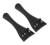 BESTYASH 4/4 Cello String Board Carbon Fiber Tailpiece Set, 2Pcs with Integrated Fine Tuners for Professional Cello Players