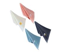 BESTYASH 4 Pcs Long Staple Cotton Baby Towels, Ultra-Soft Washcloths for Bath and Face, Gentle on Skin, Multi-Purpose Use for Babies and Children