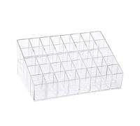 BESTYASH 40-grid Lipstick Rack and Nail Polish Stand, Ps Plastic Step Design Cosmetic Organizer 40 Slots for Makeup Storage and Display in Beauty Salon Or Personal Use
