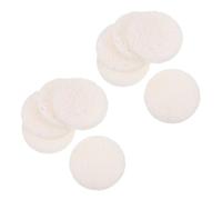 BESTYASH 40pcs Compact Makeup Pads Rounded Face Cleaning Puff for Cosmetics Application Made of Wood Pulp Sponge for Effortless Makeup Removal and Application