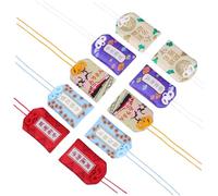 BESTYASH 40pcs Japanese Style Omamori Charm Mixed Blessing Bags for Luck and Thoughtful for Health and Safety Delicate Details