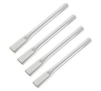 BESTYASH 4pcs 8.6 Inch Silver Brake Handle Extensions for Manual Wheelchairs Transport and Reclining Chair Brake Assist Accessories Wheelchair for Mobility Support