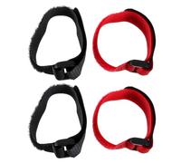 BESTYASH 4pcs Anti-crowing Collar Poultry Neck Belt Noise Free Poultry Collars Nylon Practical Rooster Crow-proof