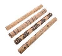 BESTYASH 4pcs Brown Kraft Wrapping Paper Roll Pack, Easy to Fold and Shape Natural Kraft Paper for Gift Wrapping and Packing, for Holidays and Craft Projects, 17x1.38 Inch Size