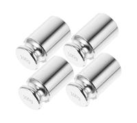 BESTYASH 4pcs Calibration Weight Set High Precision Steel Weights for Digital and Pocket Scales Compact Design for Effortless Portability Lab and Educational Settings