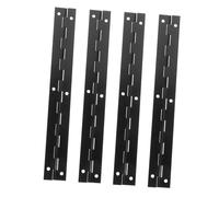 BESTYASH 4pcs Decorative Metal Piano Hinges for Jewelry Boxes Continuous Hinges for DIY Crafts Safe Easy to Install Smooth Surface for Wooden Boxes Design