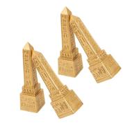 BESTYASH 4pcs Decorative Obelisk Figurines Ancient Egypt Landmark Statues for Home Office Decor for Teaching Enhancing Understanding of Egyptian Culture
