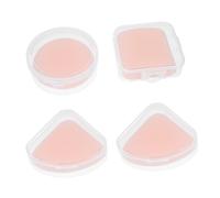 BESTYASH 4Pcs Dual Use Powder for Wet and Dry Makeup Reusable Beauty Sponges Soft Hydrophilic Material for Application the Go