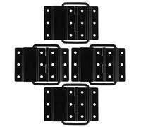 BESTYASH 4pcs Flight Case Hinges Detachable Folding Lift-Off Butt Hinges for Wooden Box and Outdoor Storage Box, Alloy Metal with Quick Installation for Toolbox and Road Case Hardware
