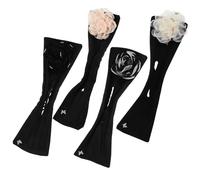 BESTYASH 4pcs Flower Hair Bun Maker Lightweight Lazy Curler Soft Steel Wire Hair Braiding Tools for Women for Yoga Running Parties Proms