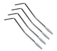 BESTYASH 4pcs Guitar Tremolo Arm Guitar Bar Whammy Bar 5mm Lightweight High Strength Iron Plastic White for Lovers