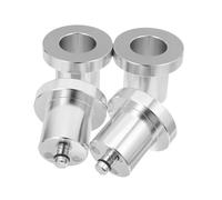 BESTYASH 4pcs Heavy-duty Aluminum Jack Lift Point Adapter Pads for Cars Suvs Trucks Anti-slip Shock Absorbing Cushion Compatible with Hydraulic and Trolley Jacks Easy Installation Garage