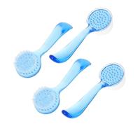 BESTYASH 4pcs Horn Brush Face Cleaning Brush Cap for Deep Pore Scrubbing Random Color