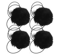 BESTYASH 4pcs Interactive Plush Cat Balls with Bell for Cat Scratching Post Safe for Indoor Play and Exercise