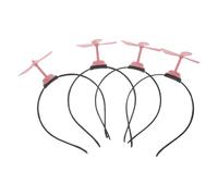 BESTYASH 4pcs Pink Propeller Headbands for Lightweight Plastic Hairbands with Rotating Helicopter Shape, Cute Themed Party Accessories for Carnival and Holiday Celebrations