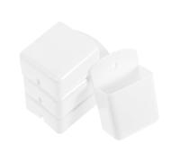 BESTYASH 4pcs Remote Control Holder Stand Air Conditioner Controller Holder 3.93x2.48x1.18inch Plastic Simple Elegant Design Easy to Install Stable Wall Mount Storage for Living Room