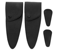 BESTYASH 4pcs Scissor Case Leather Pouch for Hairstylist Hair Cutting Cover Small Scissor Protector