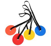 BESTYASH 4pcs Soccer Practice Goal Target with Tpe and Polyester Material for Deliberate Soccer Practice and Football Party Decor Versatile Training Tool Suitable for Drills