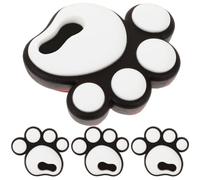 BESTYASH 4pcs White Silicone Snowboard Stomp Pads with Easy Replacement System, Decorative Non-slip Cushion for Ski Board, for Skiing the Slopes