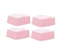 BESTYASH 4pcs Wipes Holder Lid Modern Chic Design Pp Material Easy Access Wet Tissue Case