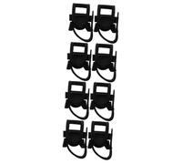BESTYASH 4sets Cane Storage Holder for Wheelchairs Scooters Durable Crutch Stand Easy Installation Lightweight Compact Design for Elderly Mobility 2pcs*4