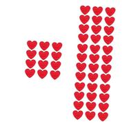 BESTYASH 4sets Heart Shaped Adhesive Wound Patches Portable Bandages Durable Skin Friendly for Emergencies and Open Wounds 30pcs*4