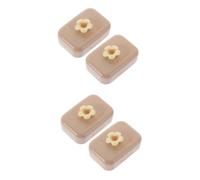 BESTYASH 4sets Small Contact- Holder Case Makeup Storage Box for Travel Portable Organizer for Daily Use for Eye Contacts