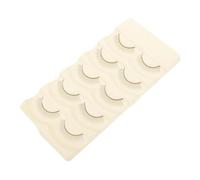 BESTYASH 5 Pairs Training Lashes Strips for Beginners Self Adhesive Practice Eyelash Extensions for Mannequin Head for Lash Training and Mastering Techniques