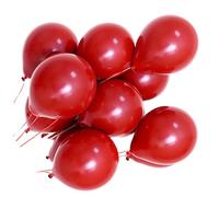 BESTYASH 50 Pcs Delicate Matte Balloons Jewel Red for Romantic Weddings Birthday Parties and Festive Decorations Vibrant Attractive Design for Unique Celebrations
