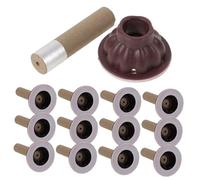BESTYASH 50 Sets Portable Moxibustion Sticks with Base Thickened Moxa Sticks for Home Use for Cervical Spondylosis Lumbar Strain Care Therapy