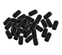 BESTYASH 50pcs Black Rubber Wine Pourers Caps Dustproof Spout Covers for Wine and Liquor Bottles Easy to Carry Suitable for Bars and Clubs
