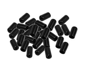 BESTYASH 50pcs Black Rubber Wine Pourers Caps Dustproof Spout Covers for Wine and Liquor Bottles Easy to Carry Suitable for Bars and Clubs