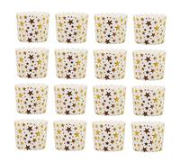 BESTYASH 50pcs Bronzing Star Cake Cups High Grade Paper Baking Muffin Holders for Birthdays Weddings and Parties Cupcake Cases for Easy Cleanup and Elegant Presentation