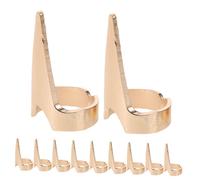 BESTYASH 50pcs Metal Hair Sectioning Rings Braiding Tools Pinky Selecting Tools for French Braiding Hair Extension Installations